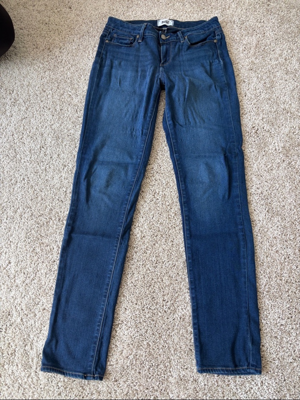 PAIGE Indigo Blue Skinny Jeans